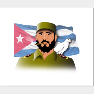 Fidel Castro T-shirt Posters and Art